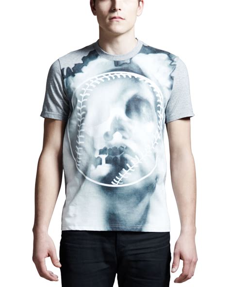 givenchy skull baseball|Givenchy Skull Baseball Tee .